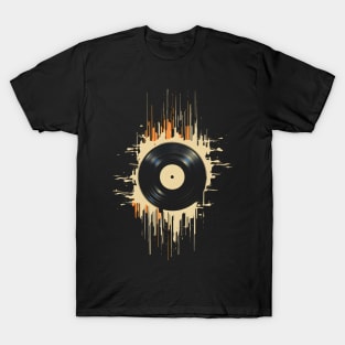 Vinyl Record Splash T-Shirt